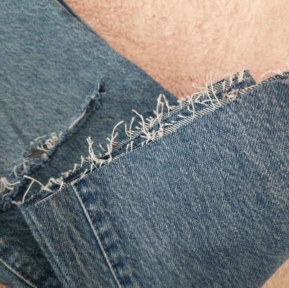 TRIARCHY Cropped Mid-rise Straight-leg Jeans Size 27 - Picture 12 of 13